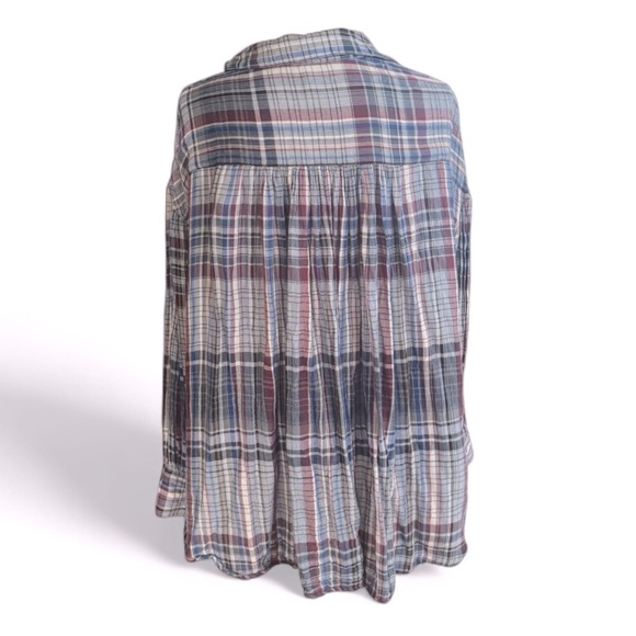 Free People Rainbow Days Plaid Tunic - Picture 5 of 5